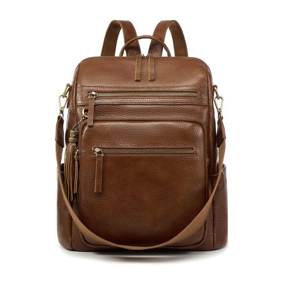 convertible messenger bag backpack leather The Harper The front 3627 Leather Backpack Purse Convertible